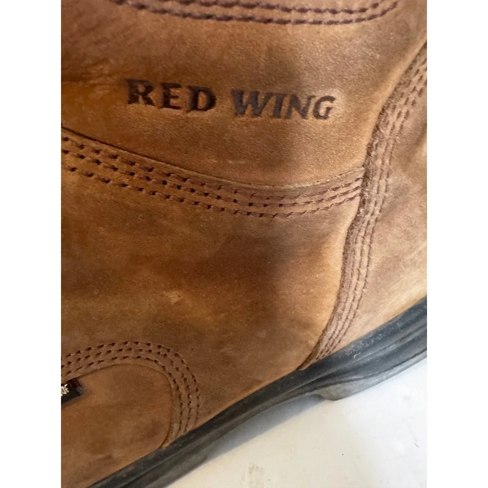 Red Wing 435 King Toe Mens 13 E2 Brown Leather Waterproof EH Work Boots
